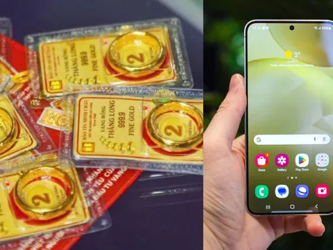 Giá vàng hôm nay tối 2/10: Vàng SJC, vàng 9999 đồng loạt giảm cuối ngày, Samsung S24 giá bao nhiêu?