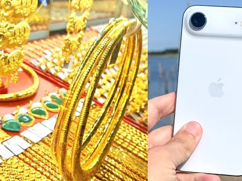 Giá vàng hôm nay trưa 5/10 giảm sâu, người đu đỉnh lỗ hơn chục triệu sau 2 tuần, giá iPhone Air rẻ chưa từng có