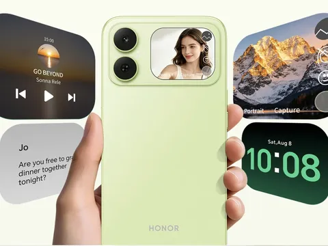 Honor Play 20C trình làng: Màn hình phụ đa năng, pin khủng 6.000 mAh, chạy Android 16