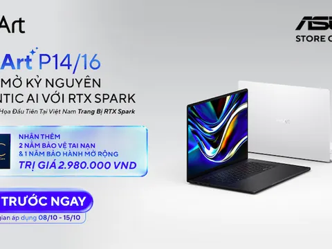 ASUS mở đặt trước ProArt P16 trang bị RTX Spark, giá gần 195 triệu đồng cùng quà tặng gần 3 triệu đồng