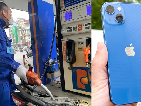 Giá xăng dầu hôm nay chiều 8/10: E5 tăng tới 1.134 đồng, E10 vượt mốc 28.000 đồng, iPhone 13 giá giảm sâu