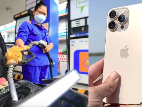 Giá xăng dầu hôm nay 11/10: E10, E5 đua nhau tăng hơn 1.000 đồng, E10 gần 28.300 đồng, iPhone 16 Pro Max có rẻ?