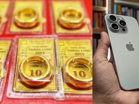 Giá vàng hôm nay chiều 13/10 giảm sâu vẫn cao hơn vàng thế giới gần 13 triệu đồng, iPhone 16 Pro hạ nhiệt
