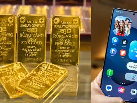 Giá vàng hôm nay tối 13/10: Giá mua tiếp tục giảm nới rộng chênh lệch mua bán, Samsung S25 giảm giá