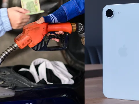 Giá xăng dầu hôm nay tối 13/10: Xăng tăng, dầu giảm, E10 gần 28.300 đồng, iPhone 16e có giảm?