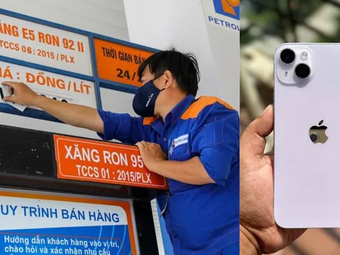 Giá xăng dầu hôm nay chiều 15/10 đồng loạt giảm, E10 giảm hơn 1.200 đồng , iPhone 14 Plus có giảm?