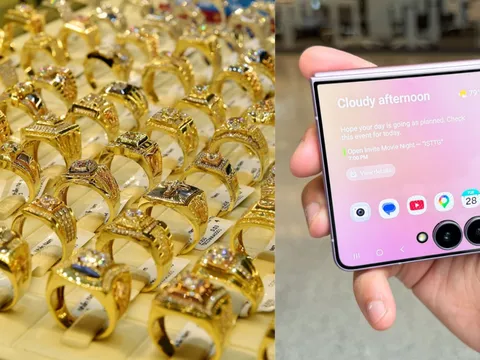 Giá vàng hôm nay trưa 20/10: Vàng SJC và vàng nhẫn giảm mạnh cả triệu đồng, Samsung Z Flip 8 có rẻ?