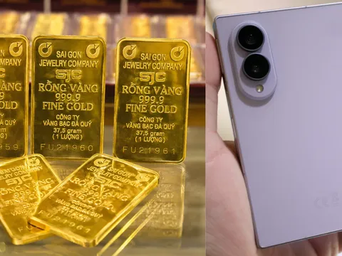 Giá vàng hôm nay tối 21/10 trong nước lao dốc, vàng SJC về mốc 142,3 triệu đồng, Samsung Z Fold 8 có giảm?