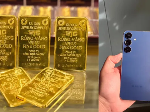 Giá vàng hôm nay trưa 27/10 trong nước bật tăng, vàng thế giới suy yếu, Samsung S25 FE có rẻ?