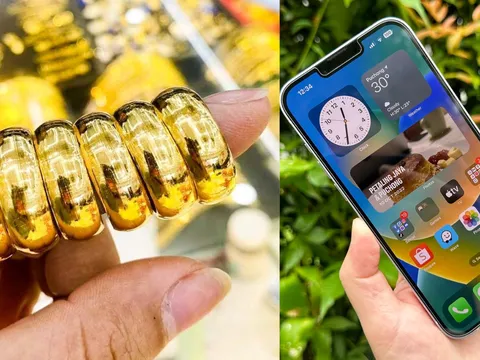 Giá vàng hôm nay chiều 28/10: Vàng SJC tăng, BTMC chênh lệch mua bán hơn 5 triệu, iPhone 14 Plus có giảm?