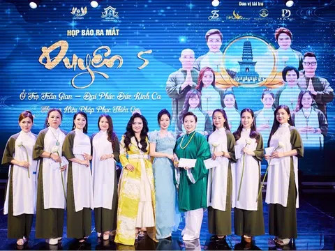 Hiền Anh Sao Mai cùng Cộng đồng Doanh nhân Thiền ca Việt Nam ra mắt Duyên 5