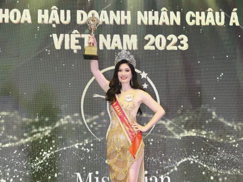 Nữ doanh nhân Lê Thị Thơ đăng quang Hoa hậu Doanh nhân Châu Á Việt Nam 2023