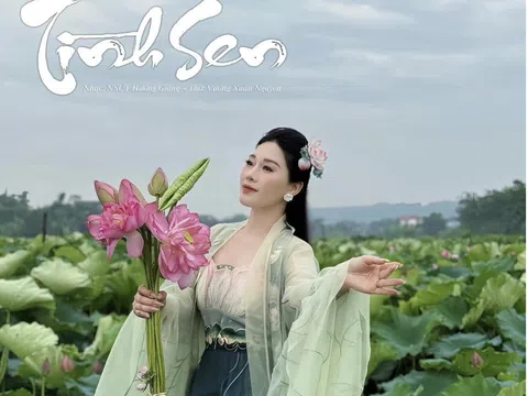 NSƯT Hương Giang lộng lẫy trong bộ ảnh "Tình Sen"