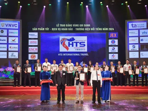 Dịch vụ của HTS International Travel đạt danh hiệu Top 20 dịch vụ hoàn hảo vì quyền lợi người tiêu dùng năm 2024