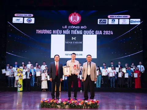 Minh Tailor tiếp tục được vinh danh Top 10 Thương hiệu nổi tiếng Quốc gia 2024