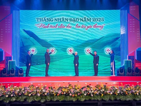 Lễ phát động “Tháng Nhân đạo" năm 2025 với chủ đề “Hành trình nhân đạo - Lan tỏa yêu thương”