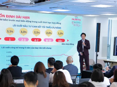Prudential ra mắt thị trường sản phẩm bảo hiểm liên kết chung mới