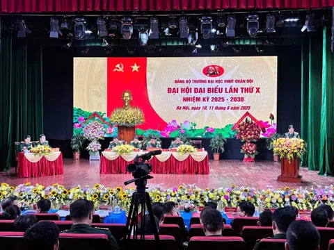 Đại hội đại biểu Đảng bộ Trường Đại học Văn hóa Nghệ thuật Quân đội nhiệm kỳ 2025-2030