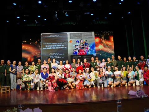 Từ dân ca đến nhạc nhẹ: Trường Đại học Văn hóa Nghệ thuật Quân đội mở hướng đi mới
