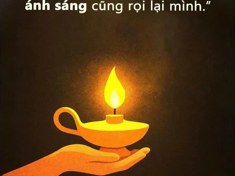Thắp đèn cho người khác, ánh sáng cũng rọi lại mình