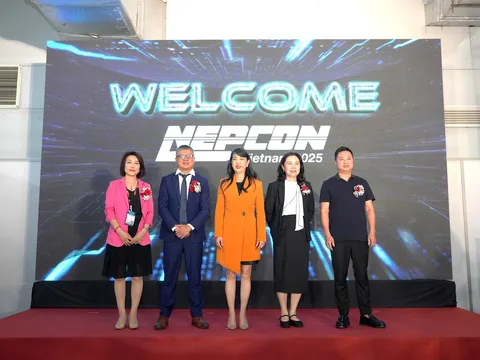 NEPCON VIETNAM 2025 chính thức khai mạc: 17 năm kiến tạo điểm hẹn công nghệ điện tử toàn cầu