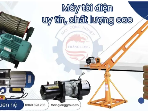 Thăng Long Group – Nhà cung cấp máy tời điện uy tín, giá tốt cho công trình