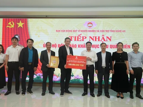 Sabeco đóng góp 1 tỷ đồng hỗ trợ khắc phục thiệt hại sau bão lũ cho người dân tại Nghệ An và Hà Tĩnh