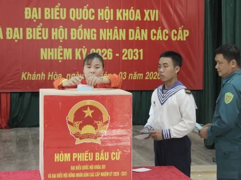 Đặc khu Trường Sa bầu cử sớm