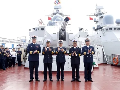 Biên đội tàu Hải quân Việt Nam - Trung Quốc tăng cường hợp tác hữu nghị