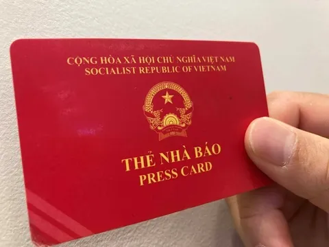 Gia hạn sử dụng Thẻ nhà báo kỳ hạn 2021-2025 đến hết ngày 30.6.2026