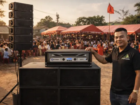 Từ sân đình đến phòng khách gia đình: Vì sao dàn âm thanh ở nông thôn ngày càng chú trọng đầu tư thiết bị công suất lớn?