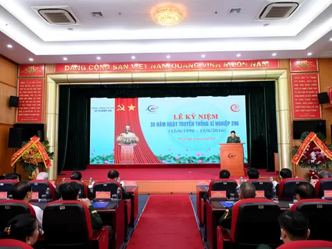 Xí nghiệp 296 long trọng tổ chức Lễ kỷ niệm 30 năm Ngày truyền thống (15/6/1996 - 15/6/2026)