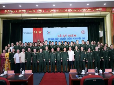 Xí nghiệp 296 long trọng tổ chức Lễ kỷ niệm 30 năm Ngày truyền thống (15/6/1996 - 15/6/2026)