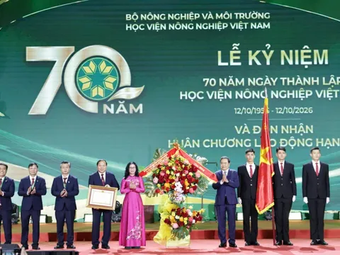 Chủ tịch Quốc hội dự Lễ kỷ niệm 70 năm ngày thành lập Học viện Nông nghiệp Việt Nam