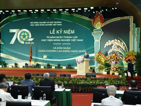 Học viện Nông nghiệp Việt Nam kỷ niệm 70 năm thành lập và đón nhận Huân chương Lao động hạng Nhất