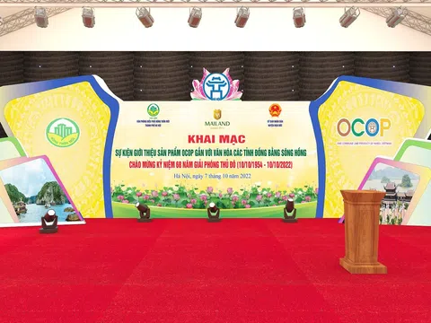 Sắp diễn ra sự kiện giới thiệu sản phẩm OCOP gắn với văn hóa các tỉnh Đồng bằng Sông Hồng năm 2022 tại Thủ đô Hà Nội