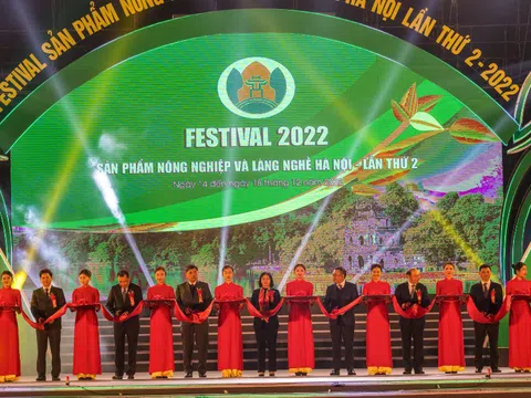 Khai mạc Festival sản phẩm nông nghiệp và làng nghề Hà Nội lần thứ hai năm 2022