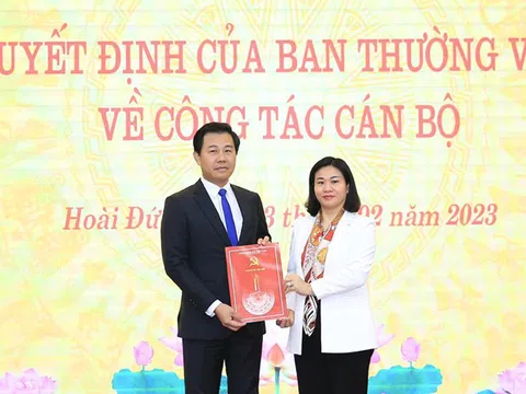 Hà Nội: Điều động Bí thư Huyện ủy Hoài Đức về làm Giám đốc Sở Nông nghiệp và Phát triển nông thôn 