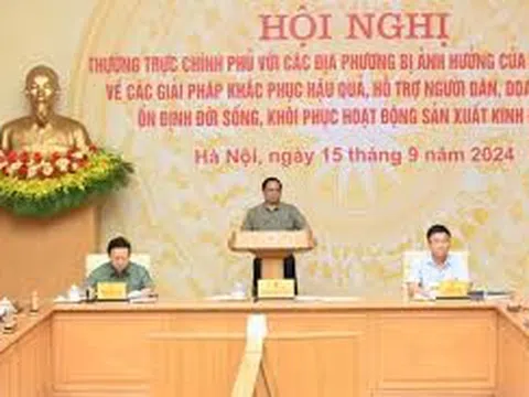 Thủ tướng chỉ đạo nhanh chóng khôi phục sản xuất nông nghiệp sau bão lũ