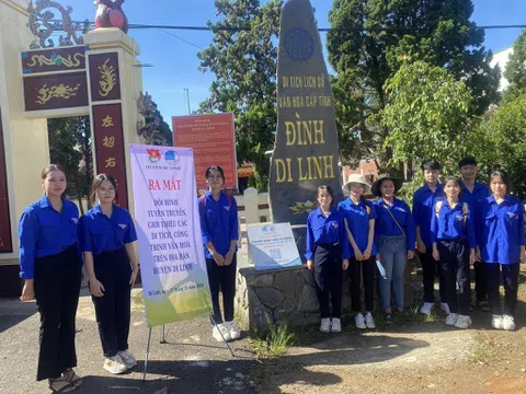 Lâm Đồng: Di Linh ra mắt đội hình tuyên truyền giới thiệu các di tích và công trình văn hóa trọng điểm quốc gia