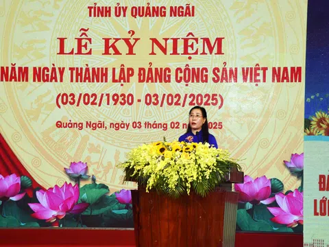 Quảng Ngãi kỷ niệm 95 năm Ngày thành lập Đảng Cộng sản Việt Nam