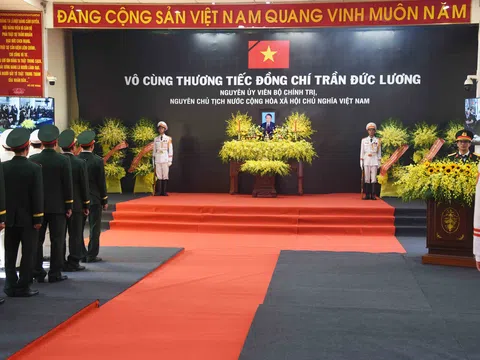 Quảng Ngãi: Tổ chức trang trọng Lễ viếng nguyên Chủ tịch nước Trần Đức Lương