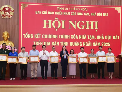 Quảng Ngãi: Hoàn thành Chương trình nhà tạm, dột nát trước thời hạn hơn 2 tháng