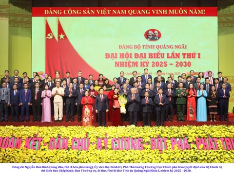 Quảng Ngãi tỉnh đầu tiên tổ chức Đại hội đại biểu Đảng bộ lần thứ I, nhiệm kỳ 2025 – 2030