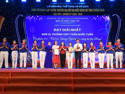 Công diễn và trao giải Cuộc thi video clip với chủ đề “Tuổi trẻ Quảng Ngãi tự hào, vững tin theo Đảng”