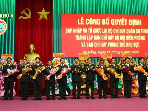 Quân khu 5: Thành lập 5 Ban Chỉ huy Bộ đội Biên phòng và 26 Ban Chỉ huy phòng thủ khu vực