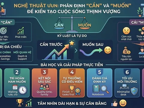 Cần và Muốn: Nghệ thuật quản trị cuộc sống