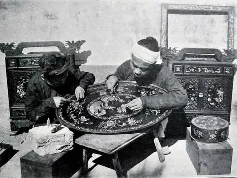 CHÚC VĂN TRI ÂN TỔ NGHỀ KHẢM TRAI SƠN MÀI CHUYÊN MỸ