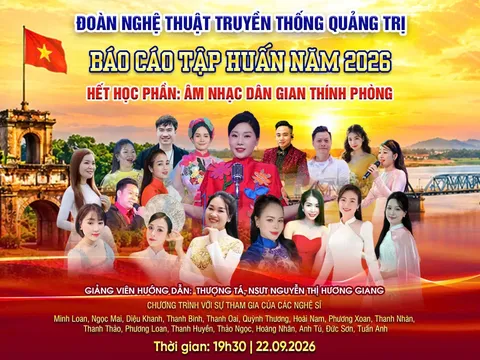 Thành công từ đợt tập huấn học phần âm nhạc dân gian thính phòng tại Đoàn Nghệ thuật Truyền thống Quảng Trị: Gắn kết đào tạo hàn lâm với thực tiễn sân khấu