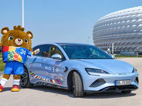 Ông trùm Trung Quốc BYD "đổ" bao nhiêu tiền để trở thành đối tác chính EURO 2024?